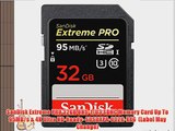 SanDisk Extreme PRO 32GB UHS-1/U3 SDHC Memory Card Up To 95MB/s