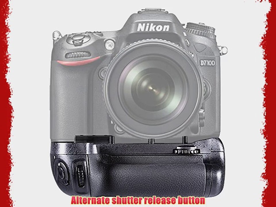 Neewer? Vertical Battery Grip Replacement for MB-D15 Works with EN-EL15 Battery or 6PCS AA