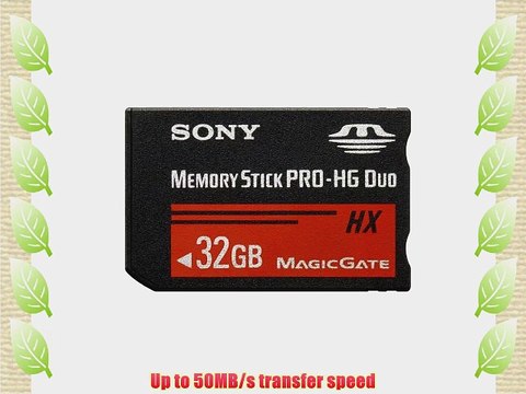 Sony 32GB MS PRO-HG DUO HX High Speed Memory Stick (MSHX32B/MN)