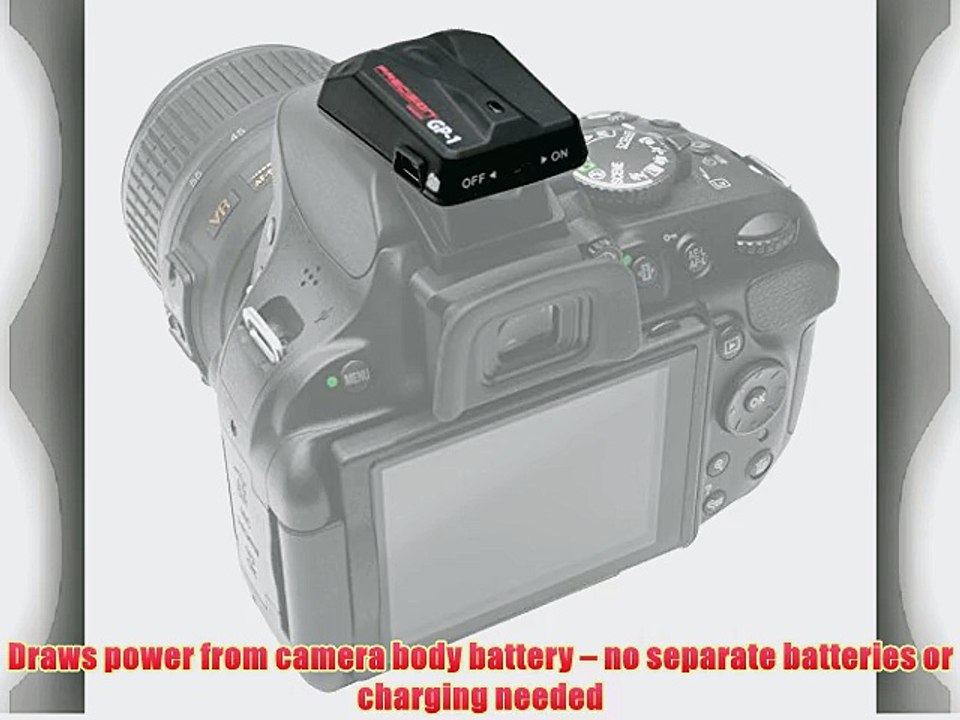 Precision Design GP-1 GPS Geotag Adapter Unit and Shutter Release Cord for Nikon D7000 D5100