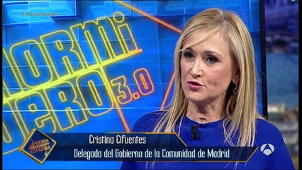 Cristina Cifuentes en El Hormiguero 3.0- 'Es una pena que Albert Rivera no esté en el PP'