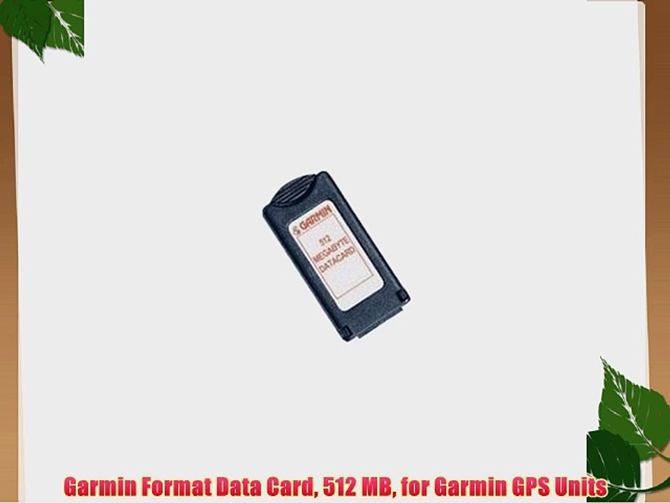 Garmin Format Data Card 512 MB for Garmin GPS Units