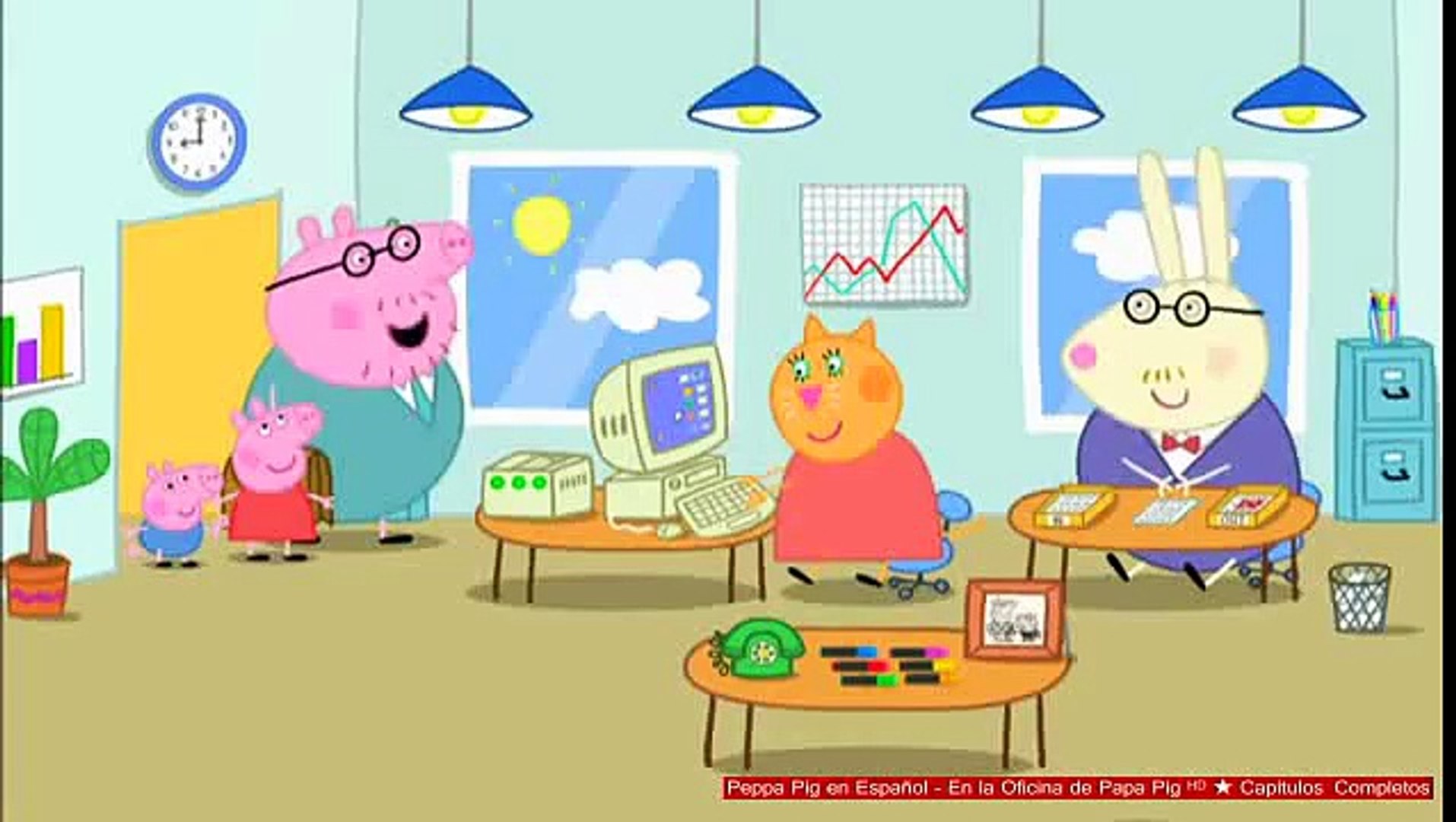 Peppa Pig en Español - En la Oficina de Papa Pig ᴴᴰ ☆ Capitulos Completos -  video Dailymotion