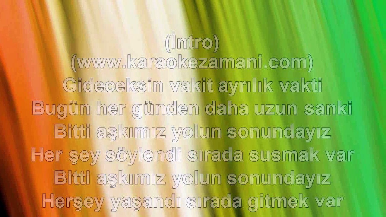 Ali Güven - Yolcu - 1997 TÜRKÇE KARAOKE