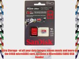 SanDisk 64GB Mobile Ultra MicroSDXC Class 10 UHS-1 30MB/s Memory Card with SD Adapter (NEW