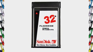 SanDisk 32MB PCMCIA PC Card II Flash Disk ATA Memory - ATA-32MB-SD