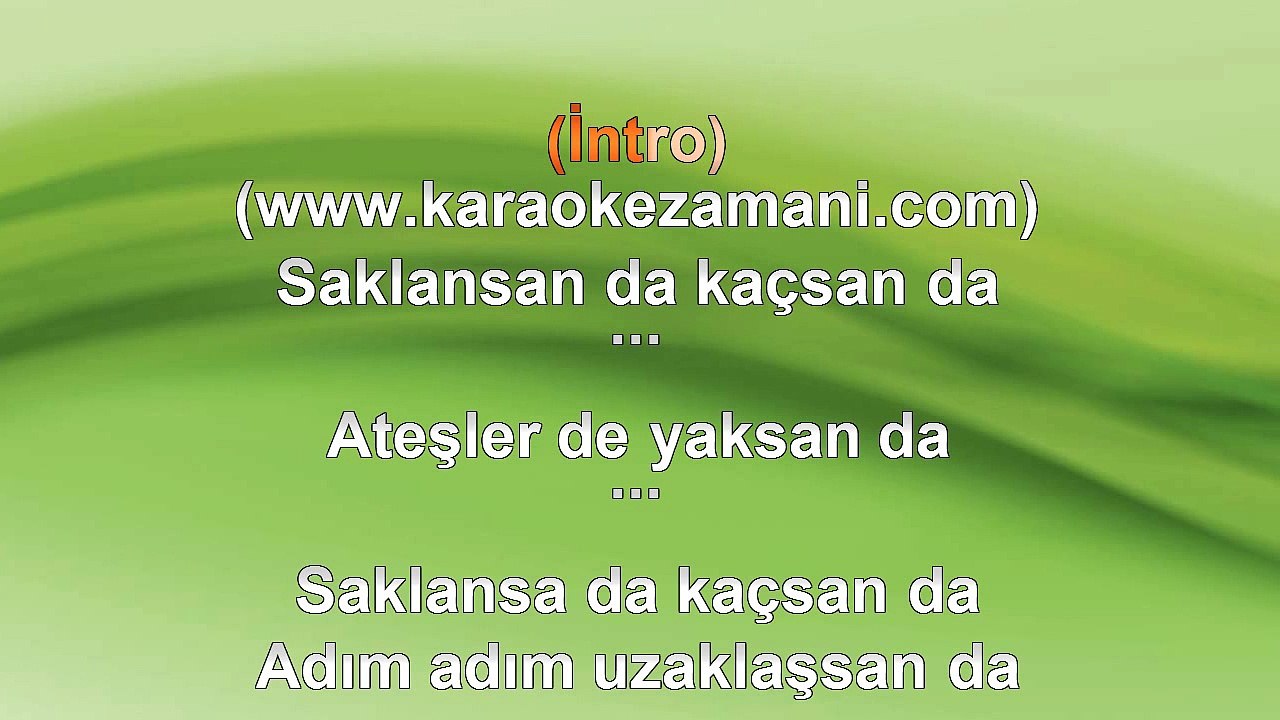 Alişan - Allah Allah - 2007 TÜRKÇE KARAOKE