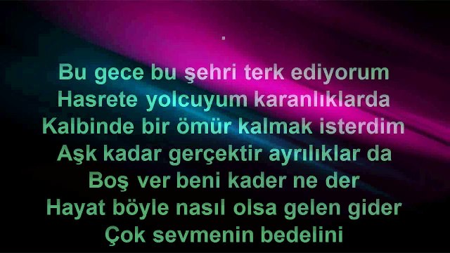 Alişan - Benim İçin Ağla - (2012) TÜRKÇE KARAOKE