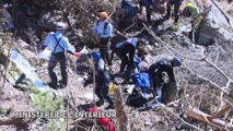 Hélitreuillage et recherches sur la zone du crash du vol Germanwings 4U9525