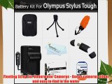 Accessories Bundle Kit For Olympus Stylus Tough 8010 6020 TG-610 TG-810 TG-820 iHS TG-830 iHS