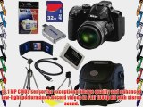 Nikon COOLPIX P520 18.1 MP CMOS Digital Camera with 42x Zoom and GPS (Black)   EN-EL5 Battery