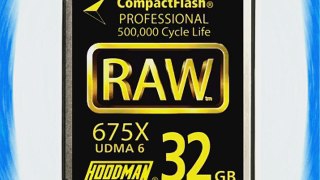 Hoodman RAW6-CF32GBRAW 32GB CompactFlash Card 675X