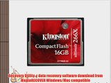 Kingston Ultimate 16 GB 266x CompactFlash Memory Card CF/16GB-U2