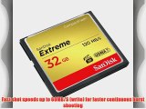 SanDisk Extreme 32GB CompactFlash Memory Card UDMA 7 Speed Up To 120MB/s Frustration-Free Packaging-