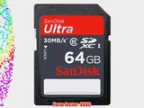 SanDisk Ultra 64 GB SDXC Class 6 Flash Memory Card 30MB/s SDSDH-064G-U46