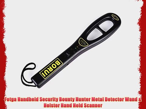 Fotga Handheld Security Bounty Hunter Metal Detector Wand
