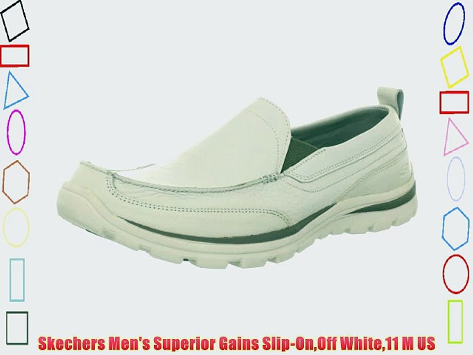 Skechers Men's Superior Gains Slip-OnOff White11 M US