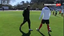 Cristiano Ronaldo tries nutmeg his coach in training | Portugal x Sérvia