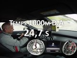1000 m départ arrêté en Mercedes CLA 45 AMG