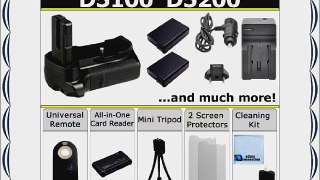 eCost Professional D5100 D5200 Multi-Purpose Battery Grip for Nikon D5100 D5200 DSLR Camera