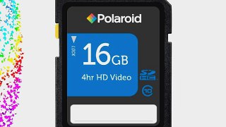 Polaroid 16 GB SDHC Flash Memory Card P-SDHC16G10-EFPOL