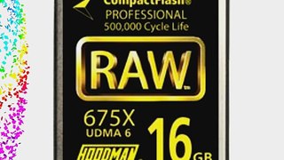 Hoodman RAW6-CF16GBRAW 16GB CompactFlash Card 675X