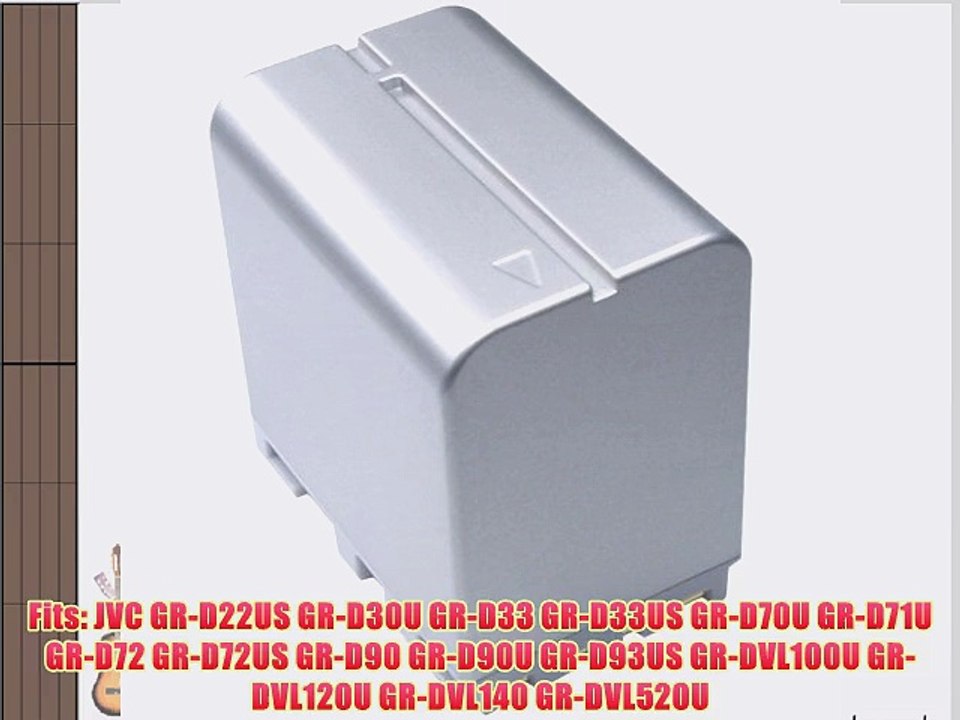 Replacement Battery for JVC works with JVC GR-D GR-DVL Series