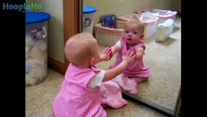 Babies First Glance At Their Own Reflections