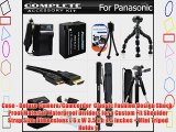 Advanced Accessory Kit For Panasonic Lumix DMC-FZ200 DMC-G5 DMC-GH2 DMC-G6KK Digital Camera