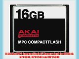 16GB Akai MPC CompactFlash CF Memory Card for MPC500 MPC1000 MPC2500 and MPC5000