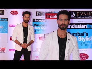 Shahid Kapoor @ HT Mumbai's Most Stylish Awards 2015