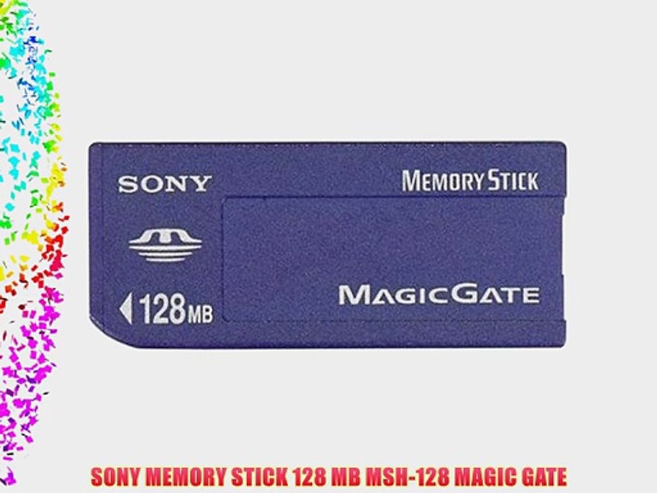 SONY MEMORY STICK 128 MB MSH-128 MAGIC GATE - video Dailymotion