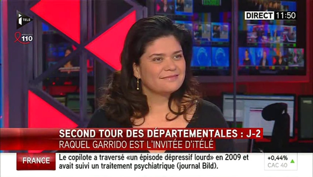 "Bons résultats pour les listes citoyennes" Raquel Garrido sur I-TELE