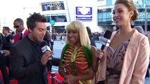 Nicki Minaj - 2010 Red Carpet Interview (American Music Awards)