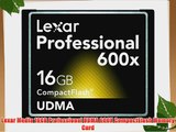 Lexar Media 16GB Professional UDMA 600X CompactFlash Memory Card