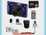 Samsung WB35F Smart Digital Camera (Purple)   32GB MicroSD HC Memory Card   Standard Medium