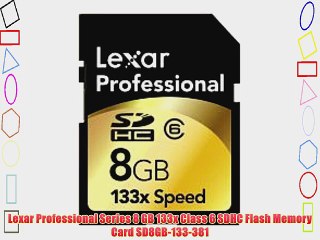 Download Video: Lexar Professional Series 8 GB 133x Class 6 SDHC Flash Memory Card SD8GB-133-381