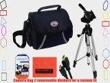 57 Inch Tripod   Deluxe Soft Medium Camcorder Case For Sony HDR-AS100V HDR-AS100VR HDR-CX240