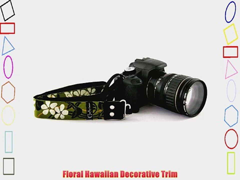 Hibiscus Fields 1.5 DSLR Camera Strap