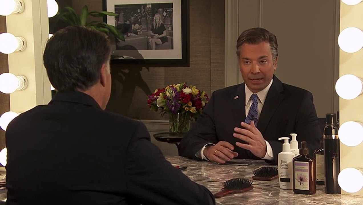 Mitt Romney face à lui-même (en fait, face à Jimmy Fallon)