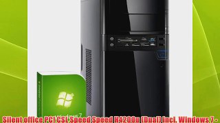 Silent office PC CSL Speed Speed H4200u Dual incl Windows 7 computer system with Intel Pentium G3420 2x 3200 MHz 500GB H