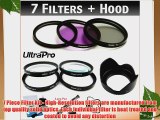 58mm UltraPro PREMIUM Filter Kit   Lens Hood Bundle Includes Multi-Coated 3 PC Filter Kit (UV