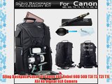 Vivitar Professional Photo / DSLR / Laptop / Accessories Sling Backpack Case For Canon EOS