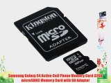 Samsung Galaxy S4 Active Cell Phone Memory Card 32GB microSDHC Memory Card with SD Adapter