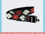 Joey Red 2 SLR/DSLR Extended Length Argyle Camera Strap