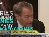 Syrian President Bashar Al-Assad Denies His Army Attacked Civilians