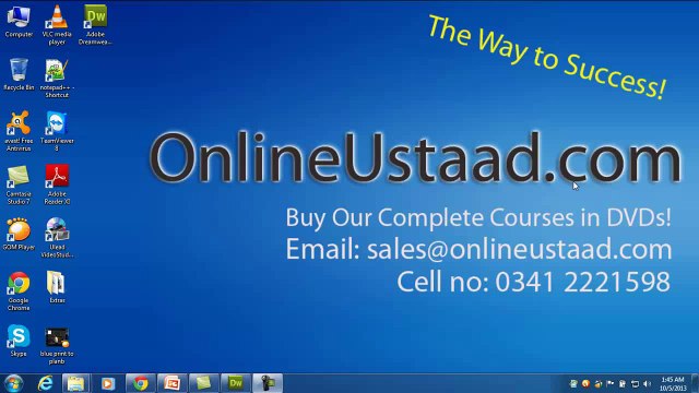 L4-Dreamweaver CS5 tutorials in Urdu-Startupspk