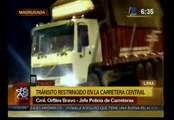 Huaico en Chosica: Se reabrió tránsito en Carretera Central [Fotos y video]