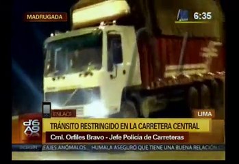 Huaico en Chosica: Se reabrió tránsito en Carretera Central [Fotos y video]