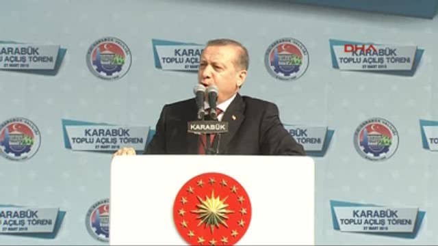 2- Cumhurbaşkanı Erdoğan Karabük'te Toplu Açılış Töreninde Konuştu